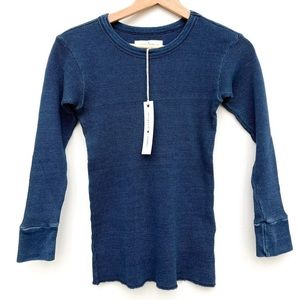 Imogene and Willie Indigo Long Sleeve Thermal XS
